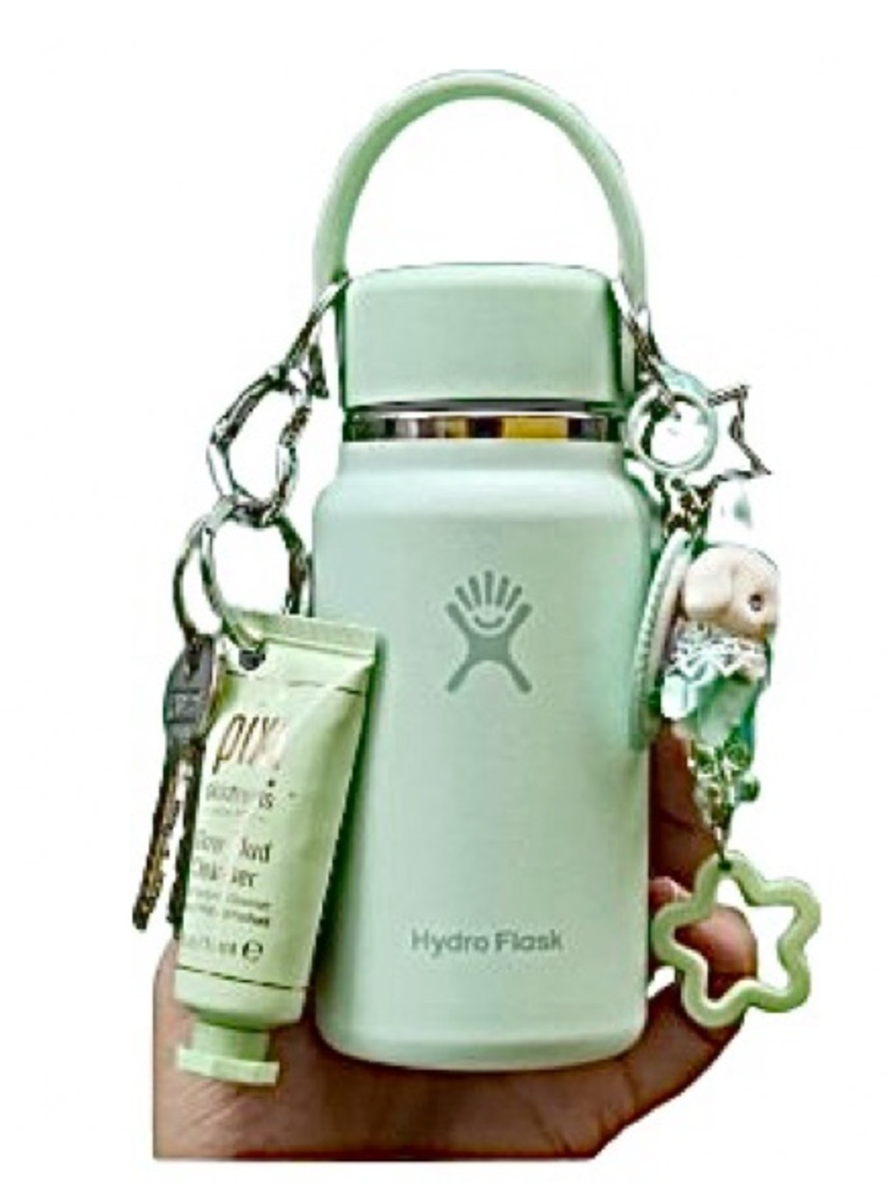 🆕- Hydro Flask Pastel Aloe Green Bottle.
Size: 6.7oz